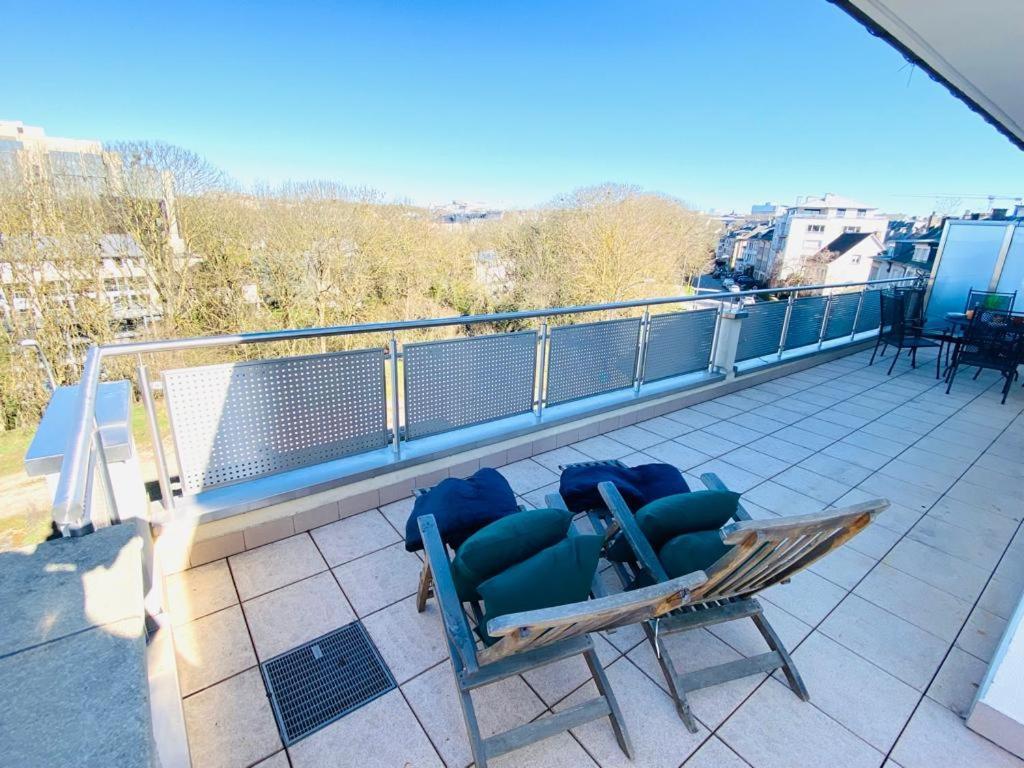 Big Penthouse 2 Bedrooms In Center With Parking And Largeterrace-41 Luxembourg Bagian luar foto